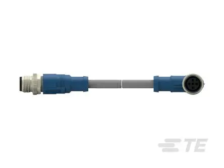 Produktfoto 1 von TE Connectivity T416, 4-polig Sensor-Betätigungselementkabel, Rechtwinklig Stecker/Buchse 4 / Gerade, Länge 5000 mm