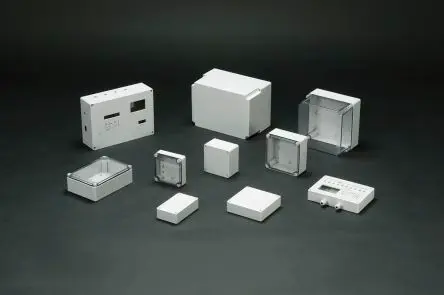 Produktfoto 1 von Takachi Electric Industrial SPCP; Gehäuse; Polycarbonat; Weiß, Grau IP65 Breite 125 mm Höhe 50 mm Länge 125 mm