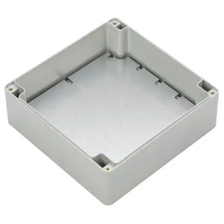 Produktfoto 1 von RS PRO; Gehäuse; Polycarbonat; Grau; IK07 IP67 Breite 105 mm Höhe 60.1 mm Länge 105 mm