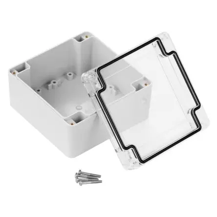 Produktfoto 1 von RS PRO; Gehäuse; ABS, Polycarbonat; Grau; IK07 IP67 Breite 105 mm Höhe 60.1 mm Länge 105 mm