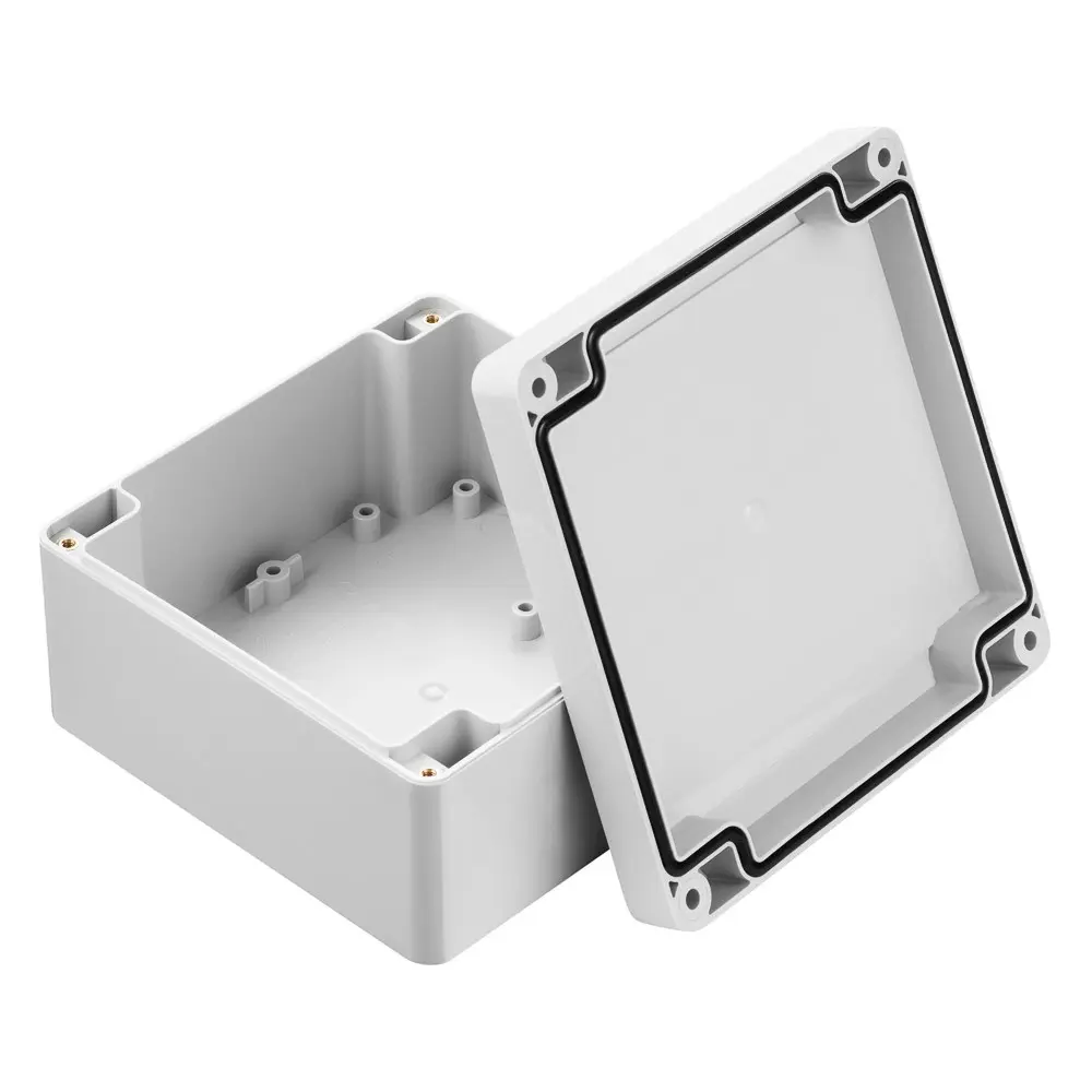 Produktfoto 1 von RS PRO; Gehäuse; Polycarbonat; Grau; IK07 IP40 Breite 119.8 mm Höhe 60.1 mm Länge 119.8 mm
