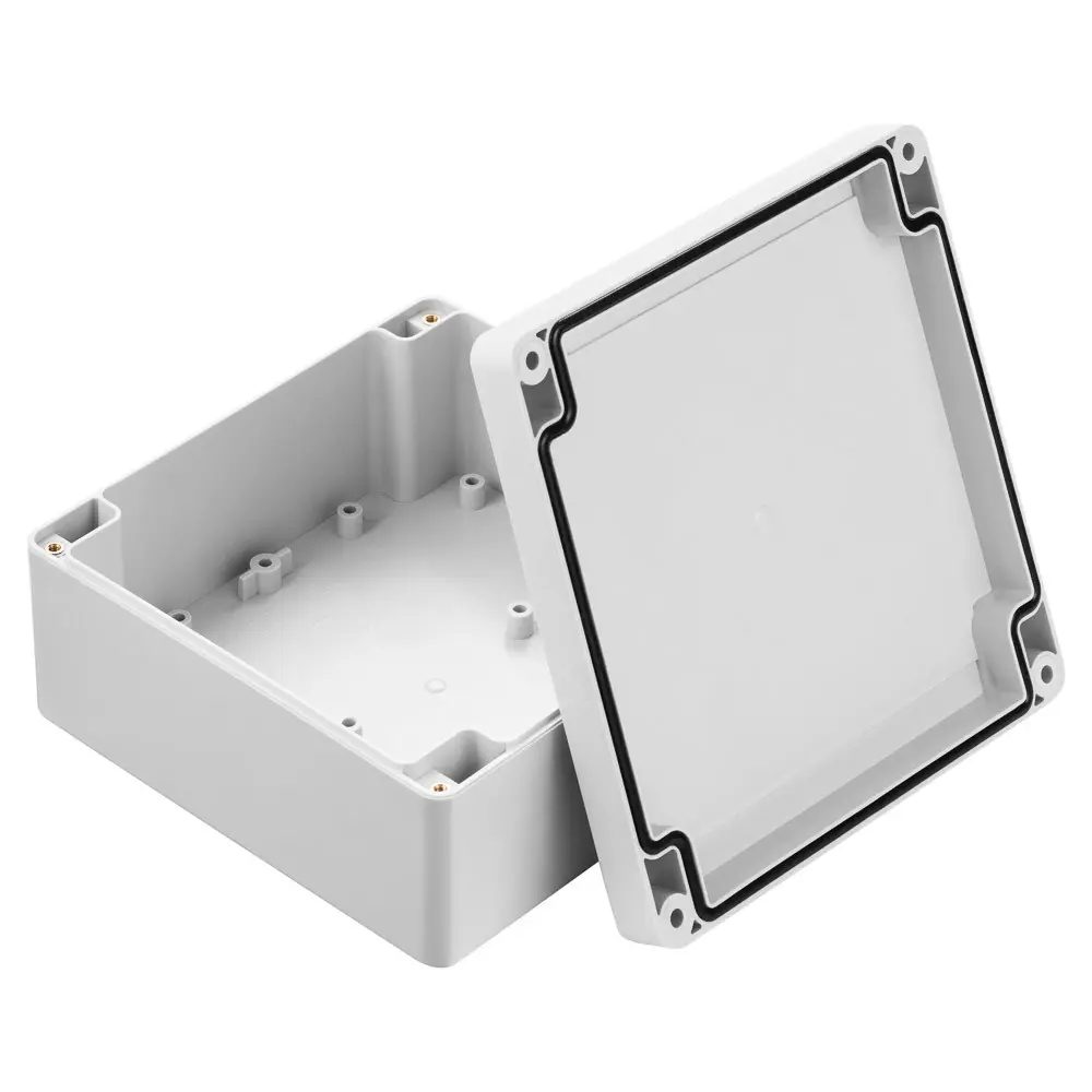 Produktfoto 1 von RS PRO; Gehäuse; Polycarbonat; Grau; IK07 IP40 Breite 134.8 mm Höhe 60.1 mm Länge 134.8 mm