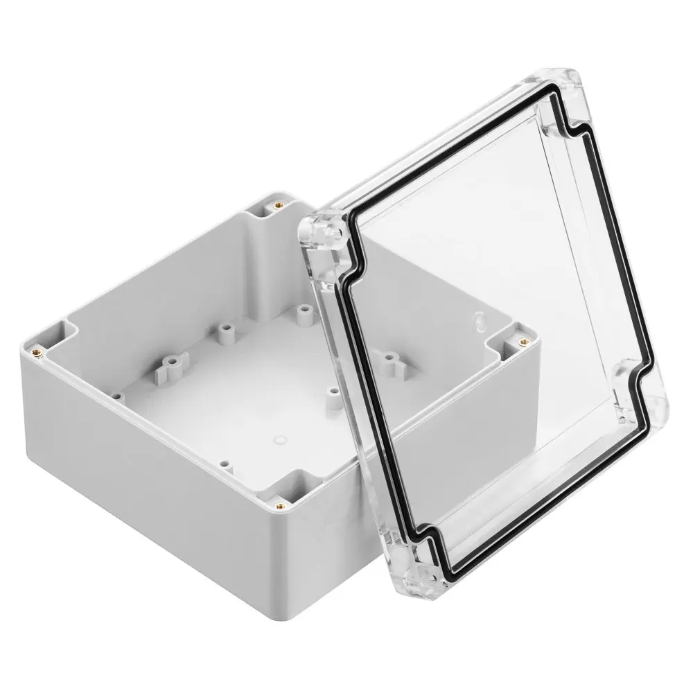 Produktfoto 1 von RS PRO; Gehäuse; Polycarbonat, ABS; Grau; IK07 IP40 Breite 134.8 mm Höhe 60.1 mm Länge 134.8 mm