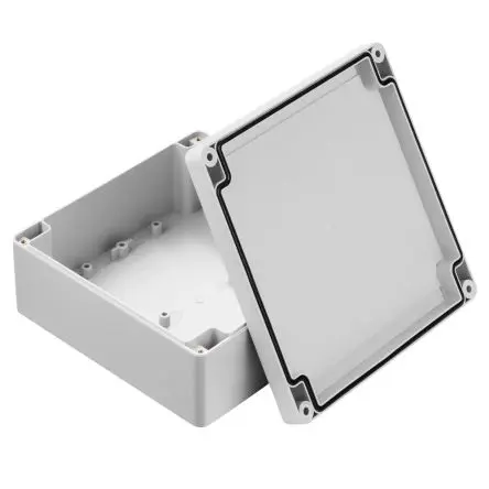 Produktfoto 1 von RS PRO; Gehäuse; Polycarbonat; Grau; IK07 IP67 Breite 149.9 mm Höhe 60 mm Länge 149.9 mm