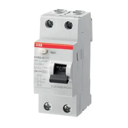 Produktfoto 1 von ABB FH200 FI-Schutzschalter, 2-polig, 40A, 30 mA Typ AC CE