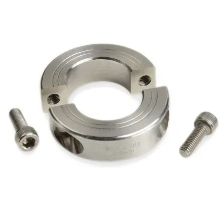 Produktfoto 1 von Ruland Edelstahl Wellenmanschette Zweiteilig, mit Spannschraube 24 mm Außen-ø x 9mm