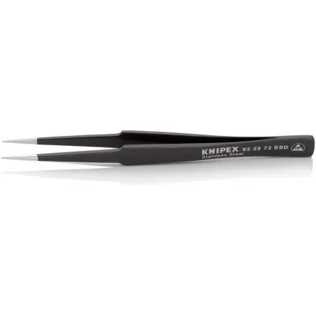 Produktfoto 1 von Knipex Edelstahl Pinzette, 135mm, Spitze Glatt Antimagnetisch 1-teilig ESD-Sicherheit