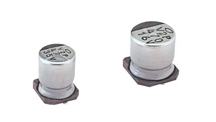 Produktfoto 1 von Nichicon UUX Oberfläche Kondensator 4.7 μF Lot 20 % / 400V dc, Ø 10.3 mm x 10 mm x 10.3 mm, 105 °C