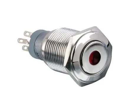 Arcolectric (Bulgin) Ltd MP0045 Druckschalter Grün Beleuchtet Tastend Panel Ø 16.2 mm, 2-poliger Umschalter / 3A 220 V