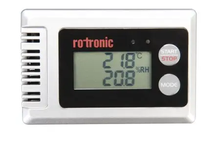 Produktfoto 1 von Rotronic Instruments HL-1D-SET Temperatur und Luftfeuchtigkeit Luftfeuchtigkeit, Temperatur Datenprotokolliergerät, USB