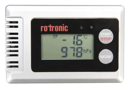 Produktfoto 1 von Rotronic Instruments BL-1D Temperatur und Luftfeuchtigkeit Luftdruck, Feuchtigkeit und Taupunkt Datenprotokolliergerät,