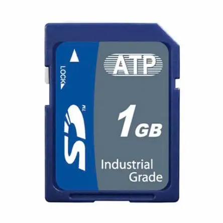 Produktfoto 1 von ATP 1 GB Industrial Grade SD SD-Karte UHS 1 U1, Klasse 10 Industriequalität, SLC