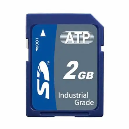 Produktfoto 1 von ATP 2 GB Industrial Grade SD SD-Karte UHS 1 U1, Klasse 10 Industriequalität, SLC