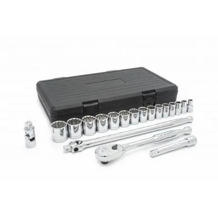 Produktfoto 1 von GearWrench Steckschlüsselsatz 1/2 in Vierkant 12-Kant 19-teilig