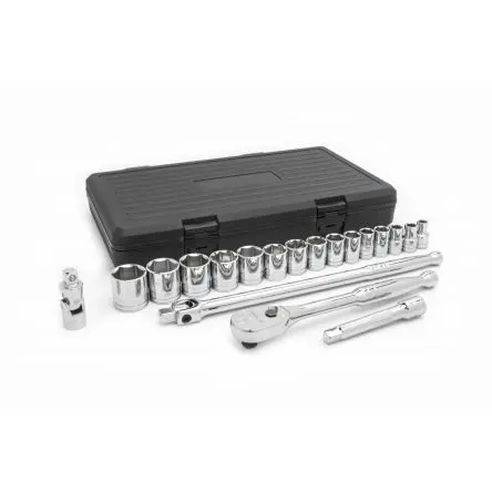 Produktfoto 1 von GearWrench Steckschlüsselsatz 1/2 in Vierkant 6-Kant 19-teilig