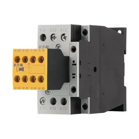 Produktfoto 1 von Eaton DILMS Schütz 24V dc, 27 V dc-Spule, 3-polig, 400V ac / 25 A 24V dc 11 kW 2 Schließer Motorsteuerung