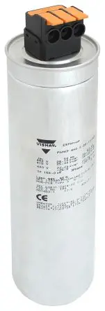 Produktfoto 1 von Vishay Kondensator mit Leistungsfaktorkorrektur, 77 μF, 20 kvar / 24 kvar, 3-phasig, Serie PHMKP, oil-filled, ±5 %
