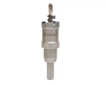 Produktfoto 1 von Starrett, Ø 22 mm Lochsäge Zentrierbohrer inkl. Furnier, Stahlbeton, Stein, Aluminium, Blockwerk, Glas, Stahlbau,