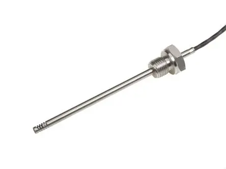 Produktfoto 1 von Electrotherm Pt100 Widerstandsthermometer Ø 4.5 mm 4 x 120 mm F0.3, -50 °C → 200 °C, 2.5 m Leitung