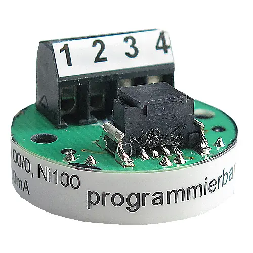 Produktfoto 1 von Electrotherm Temperatur-Messumformer Ø 25 mm 10 → 35 V dc, -200°C → 800°C für Ni100, Pt100, Pt1000