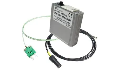 Produktfoto 1 von Electrotherm Digitales Thermometer, DTM 5081, Verdrahtet, 2 bis 2320 °C ±0.02 K, ±0.05 K max