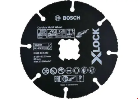 Produktfoto 1 von Bosch X Lock Siliziumkarbid Ø 115 mm, Korngröße 1 Sehr Fein
