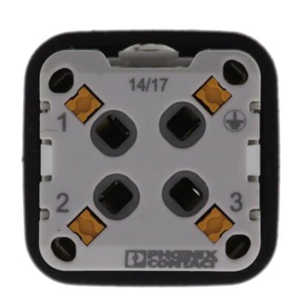 Produktfoto 1 von Phoenix Contact Industrie-Steckverbinder Kontakteinsatz, 3-polig 10A Stecker, Einstecken