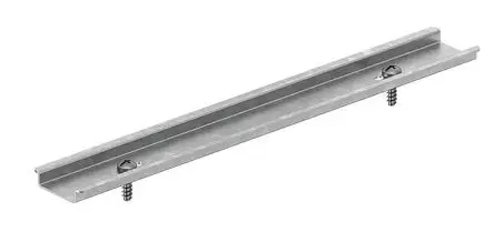 Produktfoto 1 von Günther Spelsberg Stahl DIN-Hutschiene Ungelocht, H. 7.5 mm B. 35mm, L. 327 mm