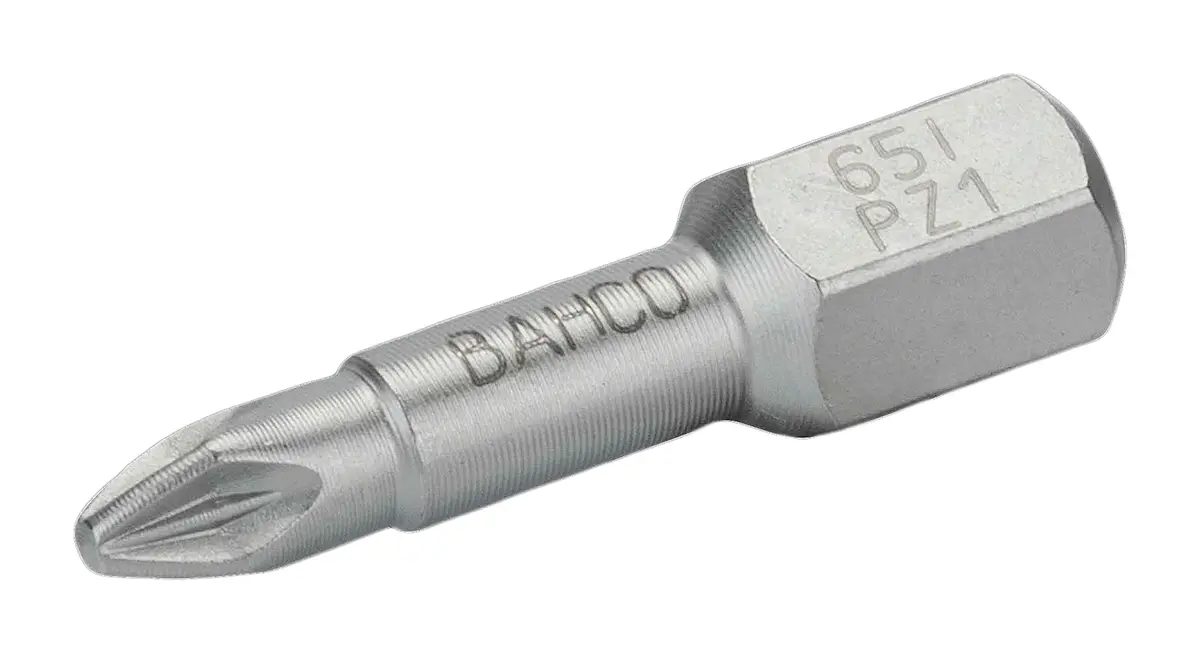 Bahco Pozidriv Pozidriv Treiberbit Edelstahl PZ1, 10-teilig