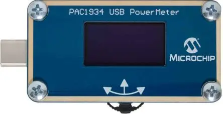 Produktfoto 1 von Microchip PAC1934 Entwicklungskits Interface, PAC1934 USB-C-Leistungsmesser