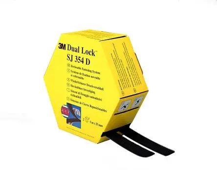 Produktfoto 1 von 3M Klettband, 25mm x 5 m, Schwarz