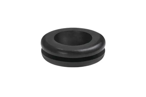 Produktfoto 1 von HellermannTyton HV Kabeltülle, Typ Kabeltülle bis Ø 5 mm Loch ø 9.5 mm Polyvinylchlorid Schwarz -30 °C min. 60 °C max.