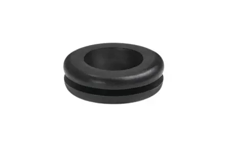Produktfoto 1 von HellermannTyton HV Kabeltülle, Typ Kabeltülle bis Ø 5 mm Loch ø 9.5 mm Polyvinylchlorid Schwarz -30 °C min. 60 °C max.