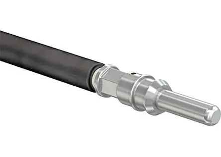 Staubli RobiFix 8 mm Rundsteckverbinder Stecker 1-polig Stecker 223A Kabel IP67