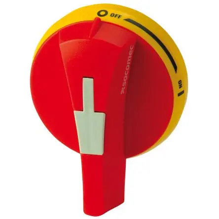Produktfoto 1 von Socomec Rot, Gelb SIRCO Drehgriff für Lasttrennschalter 88 mm, IP65