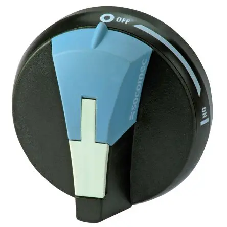 Produktfoto 1 von Socomec Schwarz SIRCO Drehgriff für Universal-Lasttrennschalter 45 mm, IP65