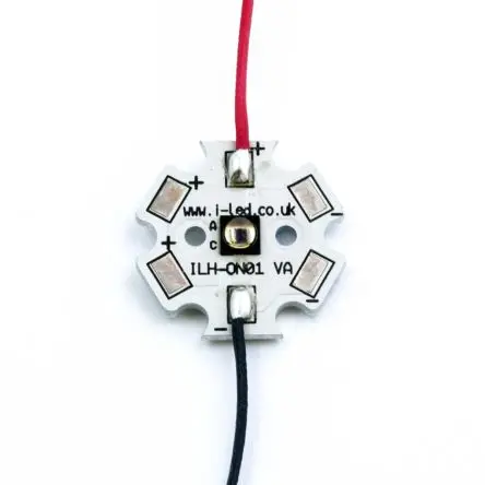 Produktfoto 1 von Intelligent LED Solutions OSLON Black 1 PowerStar IR IR-Diode, 850 nm, 50 °, 2-Pin, Oberfläche 1-LEDs