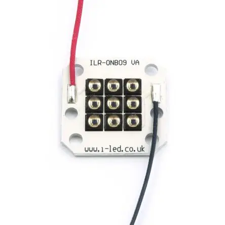 Produktfoto 1 von Intelligent LED Solutions OSLON Black 9 PowerCluster IR IR-Diode, Aluminium-Substrat 12060 mW, 850 nm, 5985 mW, 50 °,