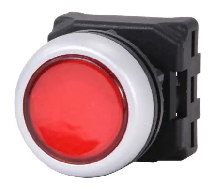 Produktfoto 1 von RS PRO RSEG Drucktastenkopf Ø 22 mm, Rot Federrückstellung Rund Rund Kunststoff, IP65