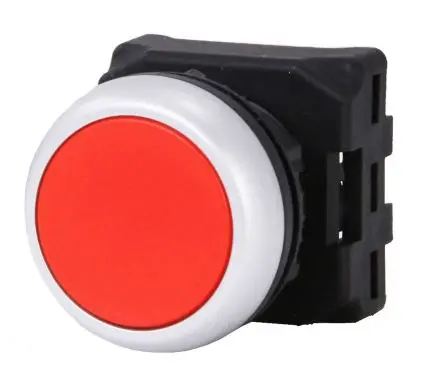 Produktfoto 1 von RS PRO RSEG Drucktastenkopf Ø 22 mm, Rot Federrückstellung Rund Rund Kunststoff, IP65