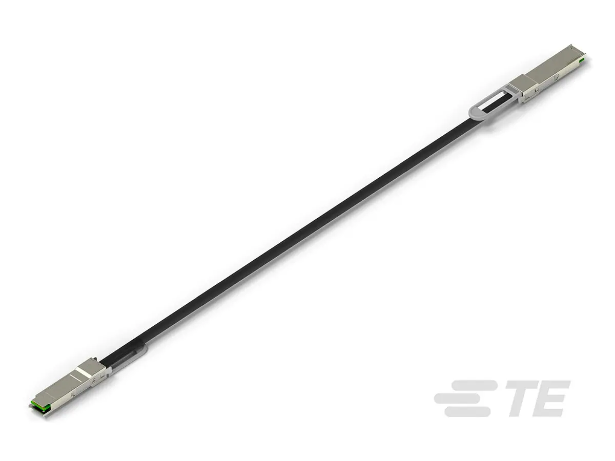 Produktfoto 1 von TE Connectivity QSFP Steckbarer E/A-Steckverbinder QSFP28 Stecker, 8-fach 16-polig