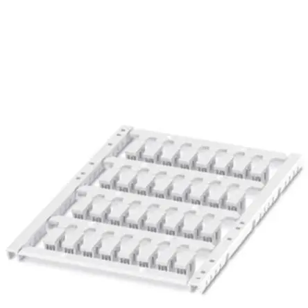 Produktfoto 1 von Phoenix Contact UCT-WMC0 Kabelmarkierung Klemmbefestigung, Weiß Weiß, Ø 2.9 mm - 3.5 mm, 12 mm x 4mm