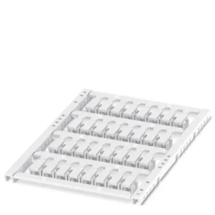 Produktfoto 1 von Phoenix Contact UCT-WMC0 Kabelmarkierung Klemmbefestigung, Weiß Weiß, Ø 4.1 mm - 4.7 mm, 12 mm x 4mm