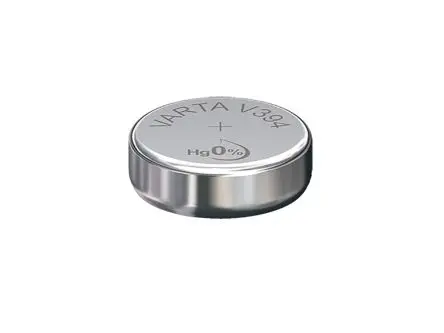 Produktfoto 1 von Varta, Silberoxid, Zink, NaOH-Elektrolyt Knopfzelle Ø 9.5 mm, 1.55 V / 58 mAh