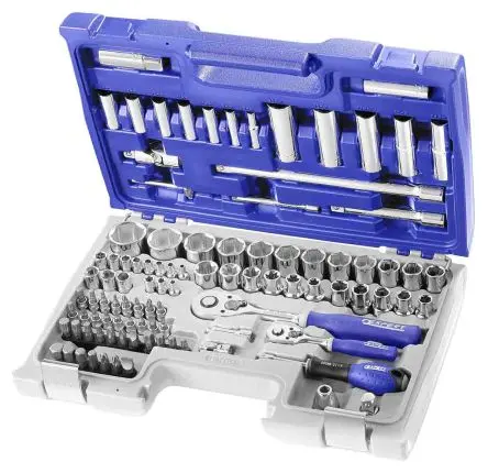 Produktfoto 1 von Expert by Facom Steckschlüsselsatz 1/2 in, 1/4 in Vierkant Sechskant, Phillips, Stecker-Buchse, Pozidriv, Innensechsrund