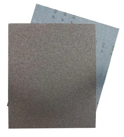 Produktfoto 1 von RS PRO Schmirgelpapier, Aluminiumbeschichtet, Grob Grad, Korngröße P40, 280 mm 230mm