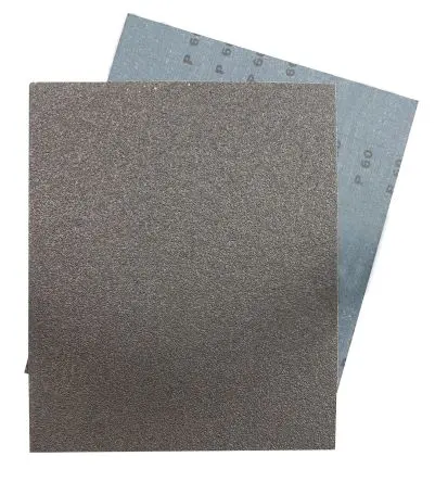 Produktfoto 1 von RS PRO Schmirgelpapier, Aluminiumbeschichtet, Grob Grad, Korngröße P60, 280 mm 230mm