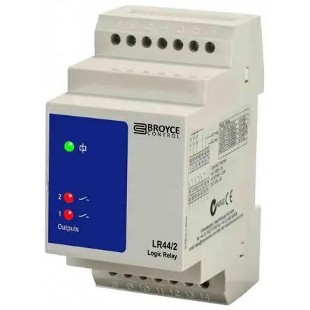 Produktfoto 1 von Broyce Control 44 Überwachungsrelais, 2SPNO DIN-Hutschiene