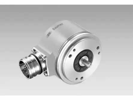 Produktfoto 1 von Baumer EAM580 Absolutwertgeber Magnetisch 4096 Impulse/Umdrehung/U, 30V dc, 6000 U/min, Push-Pull Fest mit Ø 6 mm Schaft