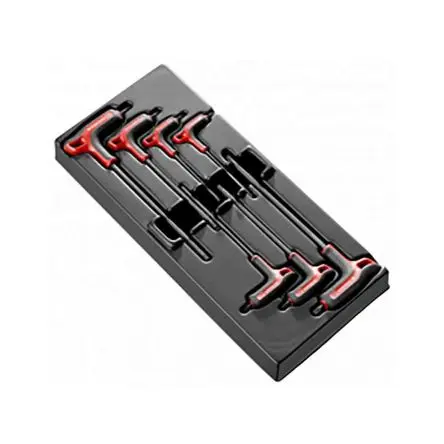 Produktfoto 1 von Facom TORX®-Schlüsselsatz P Kohlenstoff-Silikon-Stahl 7-teilig, T10 - T15 - T20 - T25 - T27 - T30 - T40